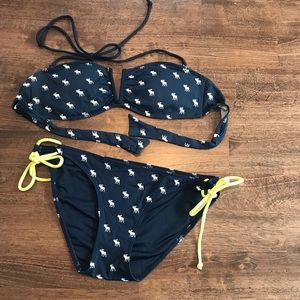 Abercrombie size medium swimsuit top and bottom